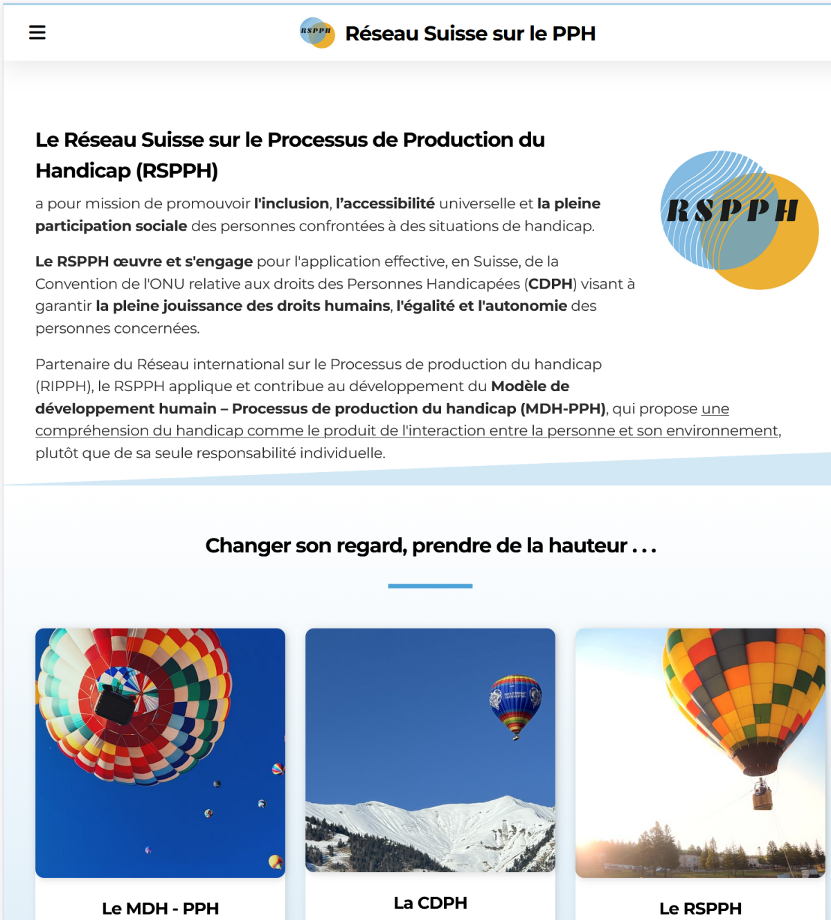 Le RSPPH a un nouveau site !